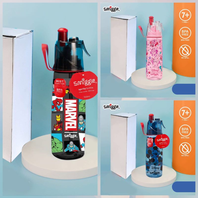 yangbaru- Smiggle lively spritz spray water bottle/Botol smiggle/smiggle import
