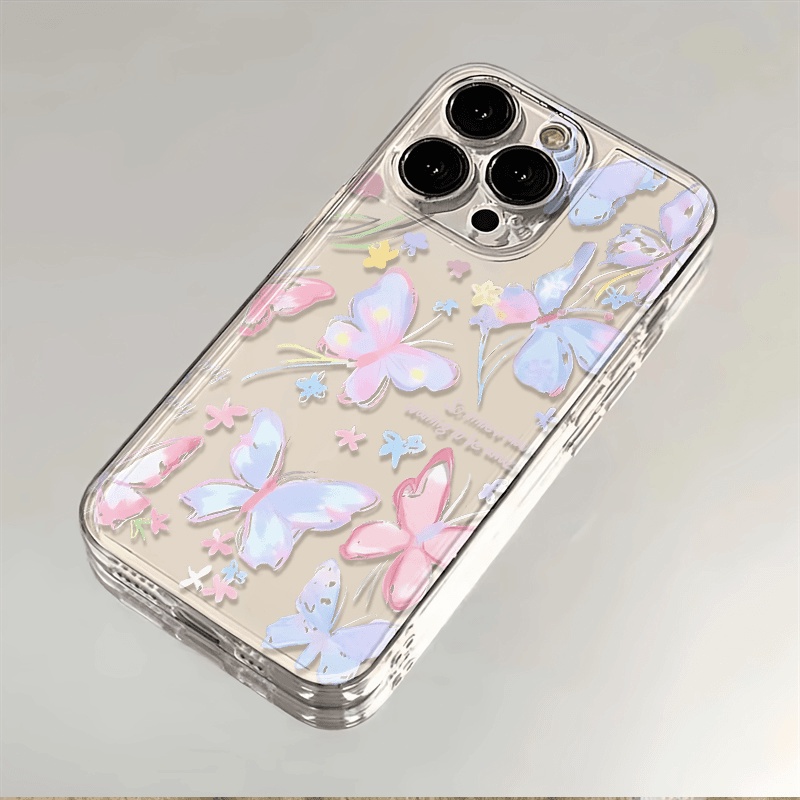 Kupu Kupu Clear Terbaru Anti Shock Case Samsung S26 FE S25 Fe S24 Fe S23 Fe S25 Ultra S20 Fe S24 Plu