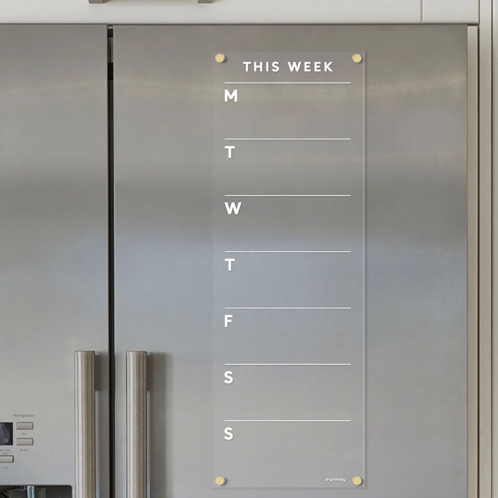 

Kalender Magnet Planner Acrylic Calendar Daily Meal Planner