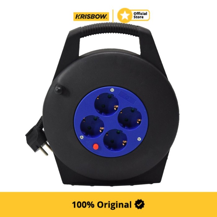 Krisbow Cable Reel Kabel Roll 10 Mtr
