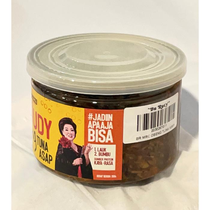 

terbaru !!! oseng tuna asap dan oseng paru bu rudy kemasan 200gr kaleng ready