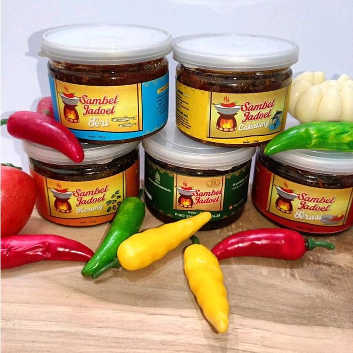 

terbaru !!! sambel jadoel isi 5 varian ready