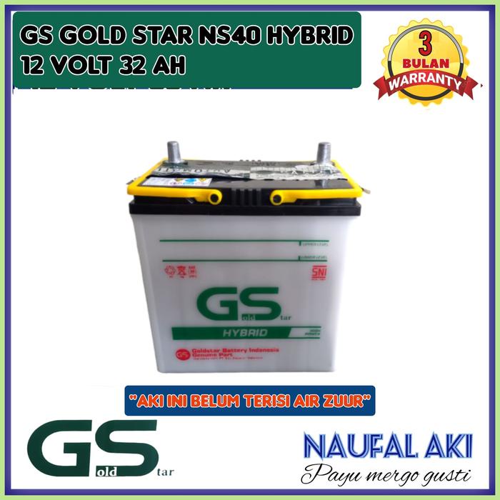 AKI MOBIL AVANZA/RUSH/ESPASS/TERIOS/XENIA/KATANA/CARRY GS HYBRID NS40 32 AMPERE