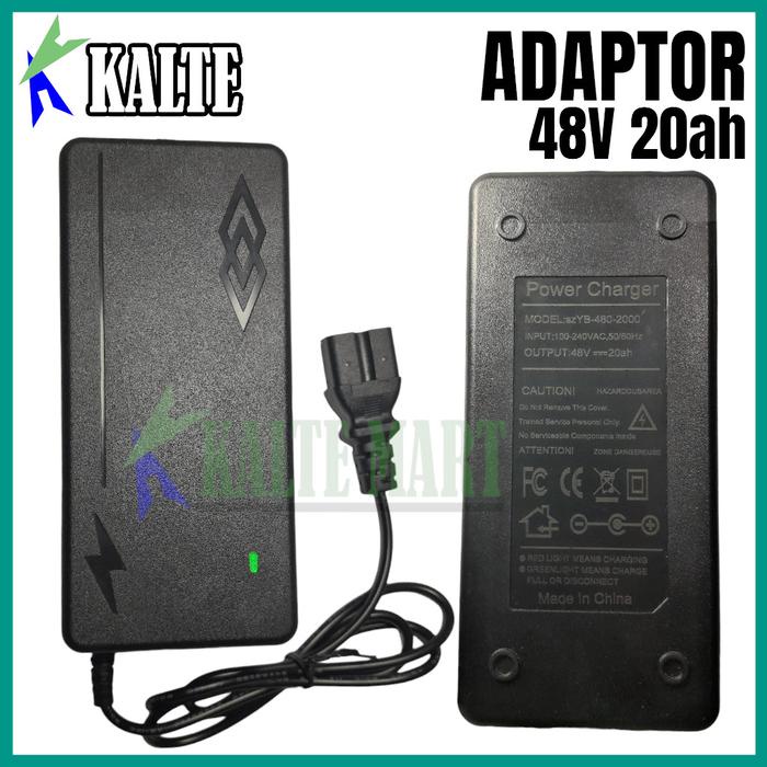 Adaptor Charger 48V 20AH Charger Baterai Sepeda Listrik 48V 20AH