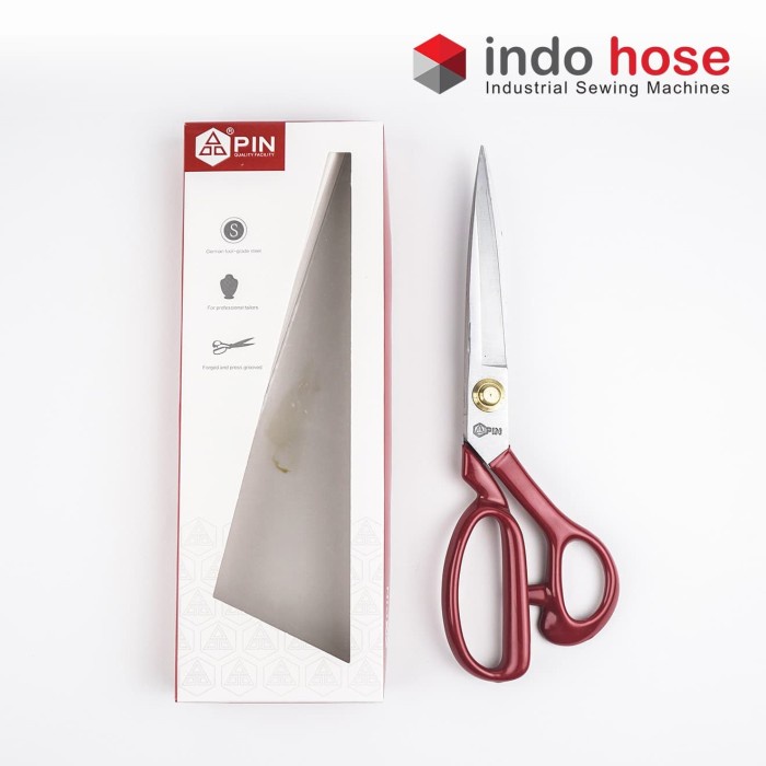 

Indohose PIN 1104 Gunting Kain Jahit Baja Profesional Tajam - 10 inch
