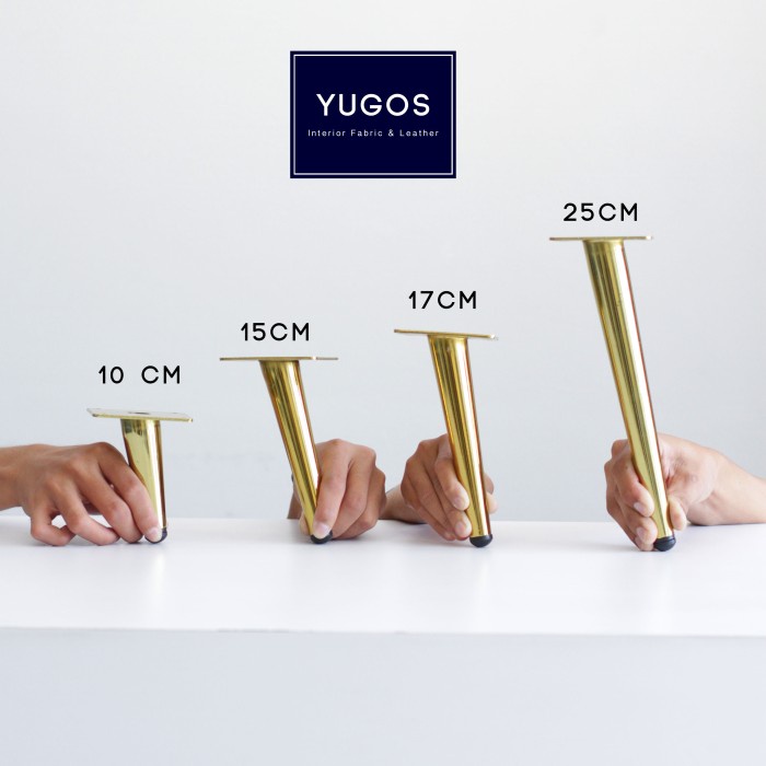 KAKI KURSI SOFA STAINLESS GOLD :)