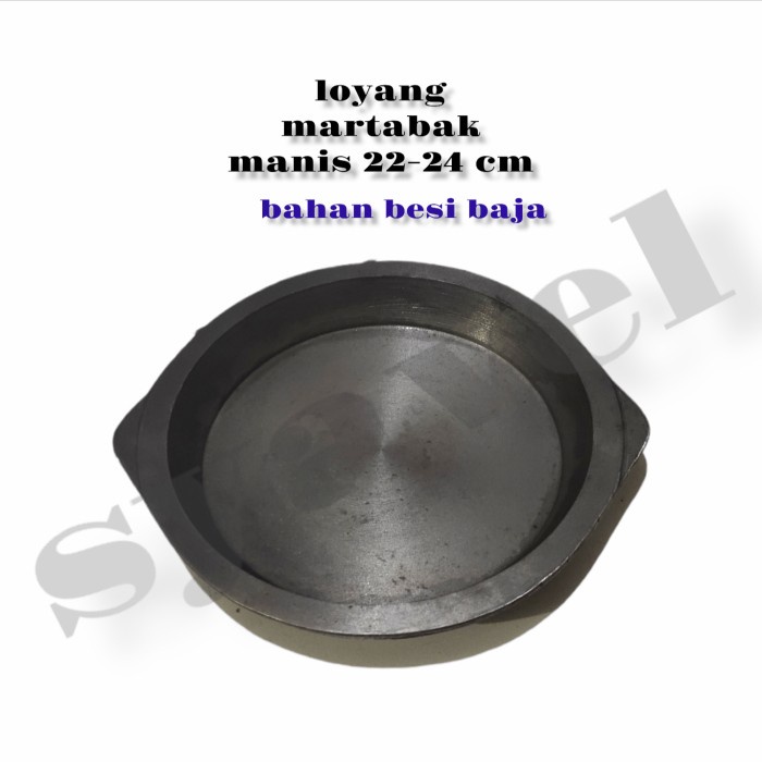 loyang martabak manis/bangka 24cm besi cor