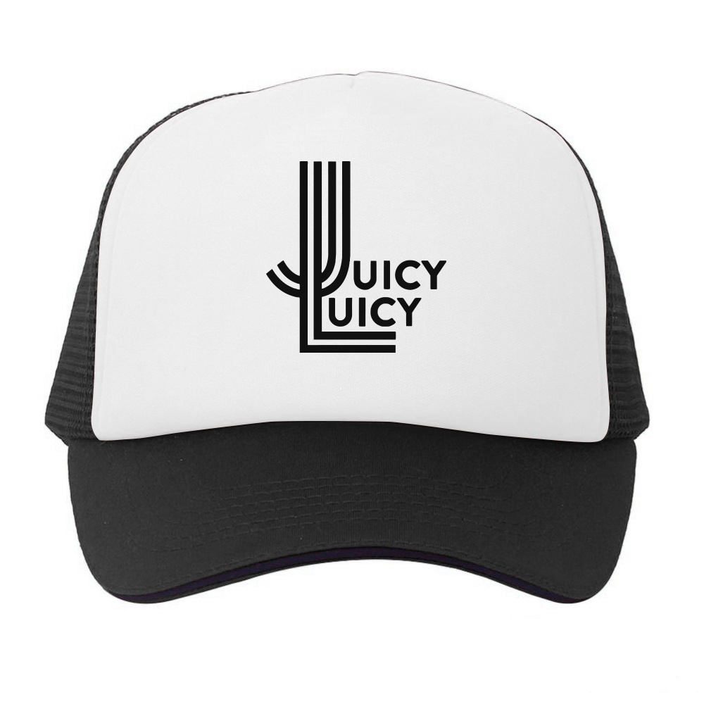 Topi Trucker Juicy Luicy Band Logo Musik Indie