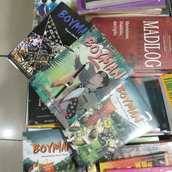 

SALE !!! PAKET 3 BUKU, BUKU BOYMAN 1,2,& 3 ANDRI BOB SUNARDI READYY