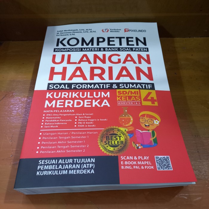 

SALE !!! BUKU KOMPETEN ULANGAN HARUN SOAL FORMATIF & SUMATIF KURIKULUM MERDEKA SD/MI KELAS 4 BEST