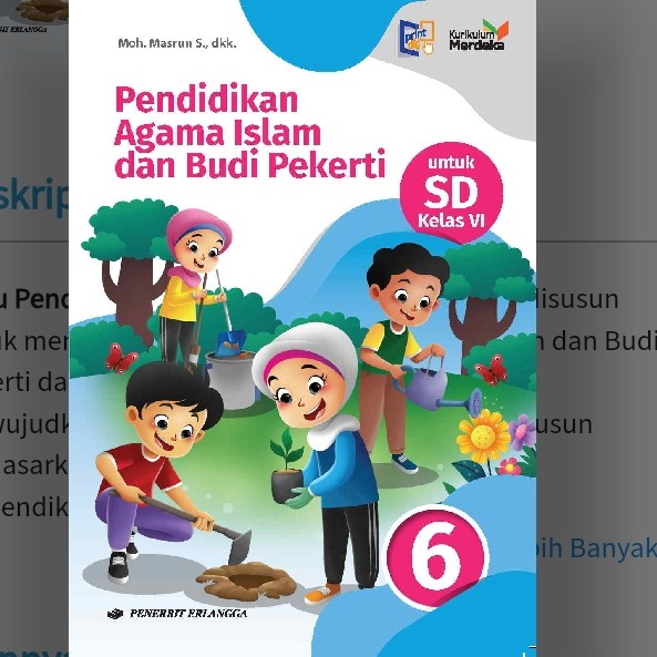 

SALE !!! PENDIDIKAN AGAMA ISLAM SD KELAS 6 ERLANGGA KURIKULUM MERDEKA READYY