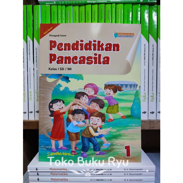 

SALE !!! BUKU PENDIDIKAN PANCASILA REVISI KELAS 1 2 4 5 KURIKULUM MERDEKA YUDHISTIRA READYY