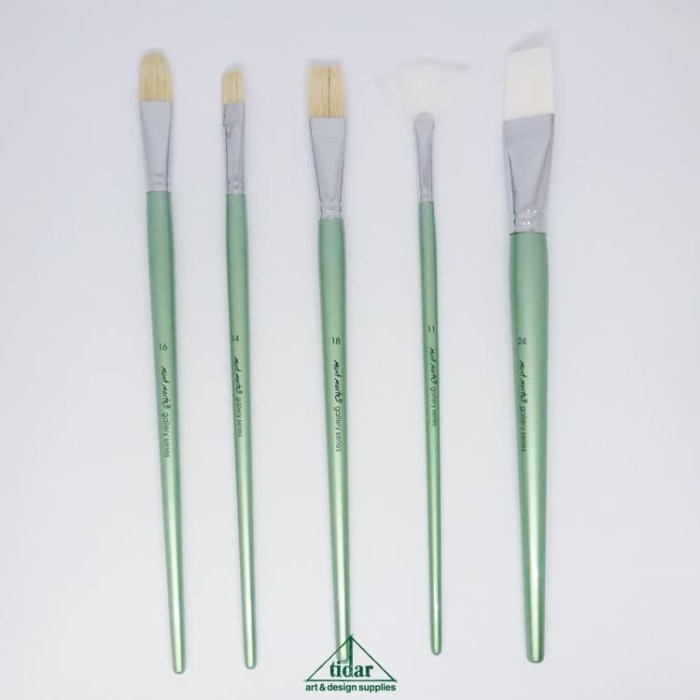 

Mont Marte Oil Paint Brush Set 5 pcs / Kuas Lukis nyak DiskonJual MurahHarga DiskonObral