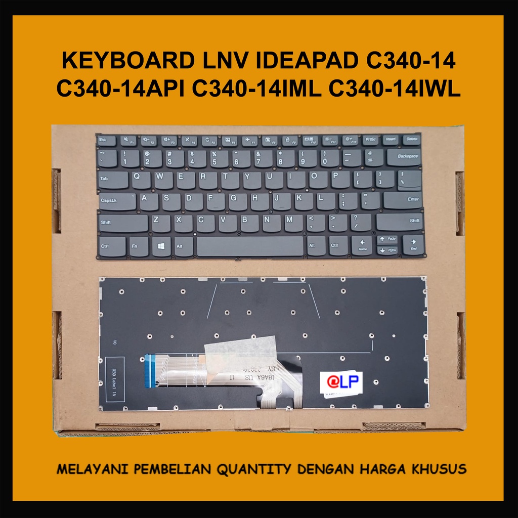 Keyboard Lenovo Ideapad c340-14 c340-14api c340-14iml c340-14iwl