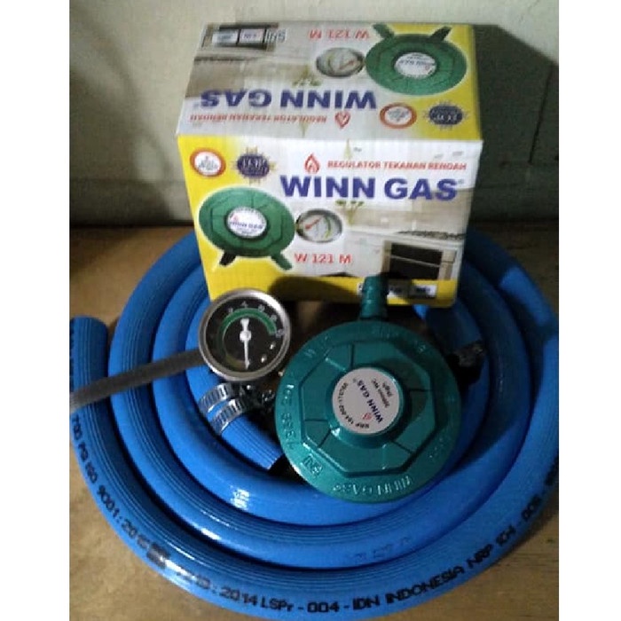 Regulator Matic Zhelgaz WINN GAS W 121 M Selang Gas LPG 700 PSI DN Kode 428