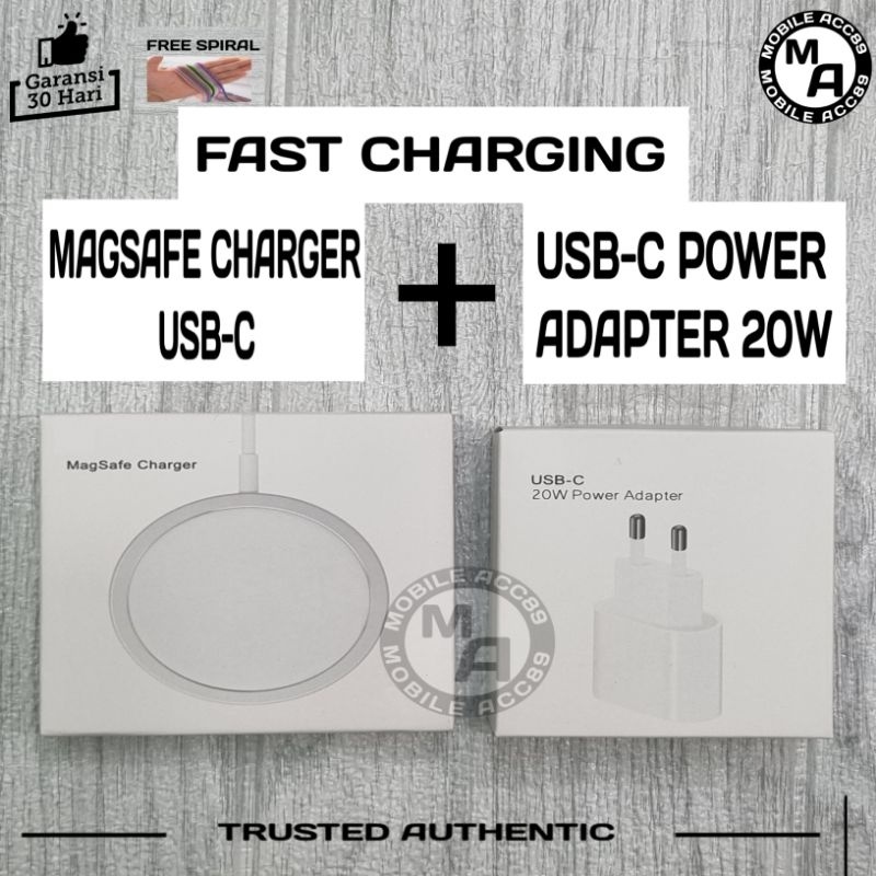 Wireless Charger Fast Charging Magsafe Usb Type-C Wireless Charging Magnetic For Iphone 11 / 11 Pro
