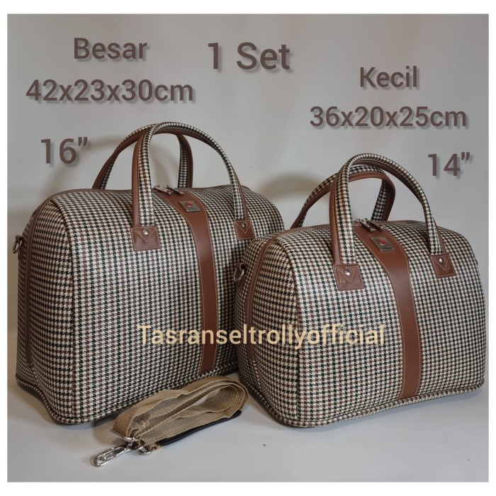 TERBATAS Tas Pakaian untuk wanita Polo Interclub besar&kecil 1set 100%original