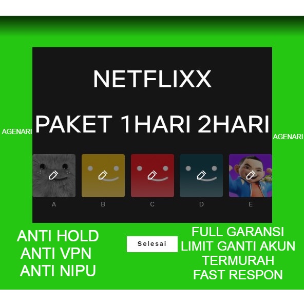 Netflix 1X24Harian App Premiumi Resmi Premiun Order Software Apps