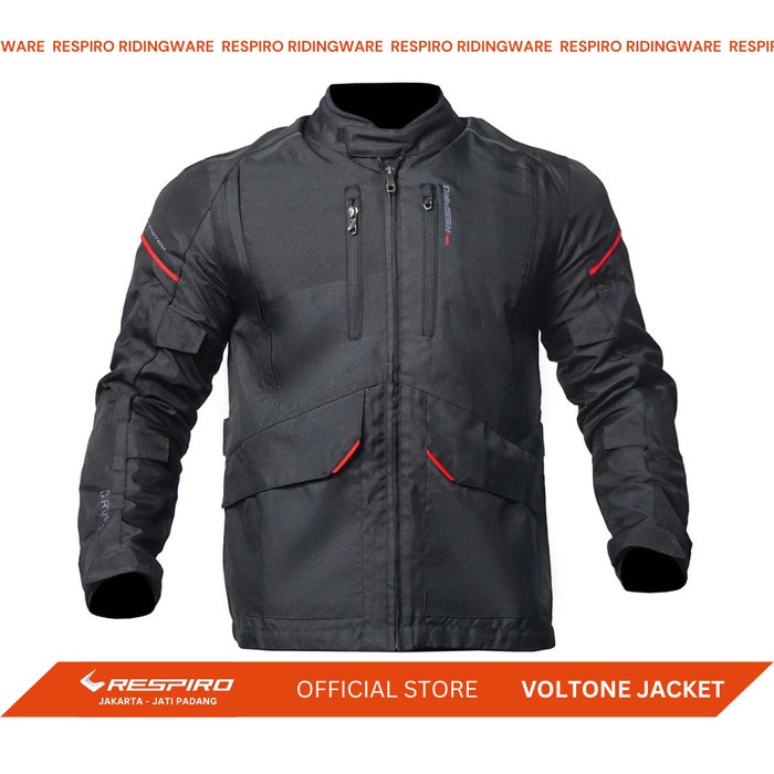 RESPIRO JAKET VOLTONE JAKET MOTOR HARIAN PRIA WINDPROOF