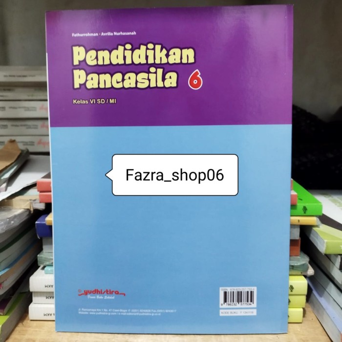 

SALE !!! PENDIDIKAN PANCASILA PPKN SD MI KELAS 6 KURIKULUM MERDEKA YUDHISTIRA READYY