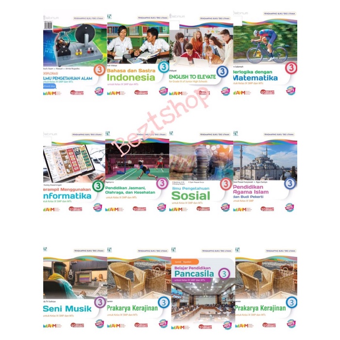 

SALE !!! BUKU PAKET KELAS IX-9 SMP/MTS KURIKULUM MERDEKA - PLATINUM - INFORMATIKA READYY