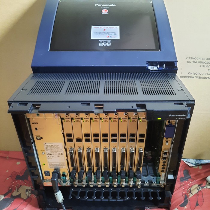 KX-TDE200BX Pabx Panasonic kx-tde200 box+Cpu aja