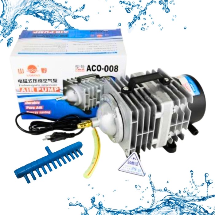 YAMANO ACO 008 Airpump aerator pompa udara kolam Bioflok