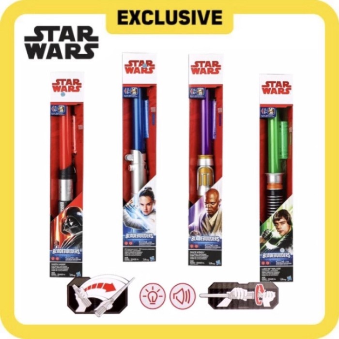 Lightsaber Bladebuilders Star Wars Starwars Hasbro Rey Darth Vader