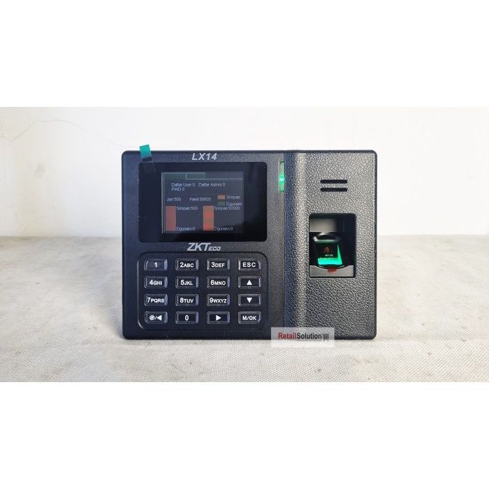 PROMO MESIN ABSENSI SIDIK JARI SSR USB - ZKTECO LX14 / LX-14 FINGERPRINT COD