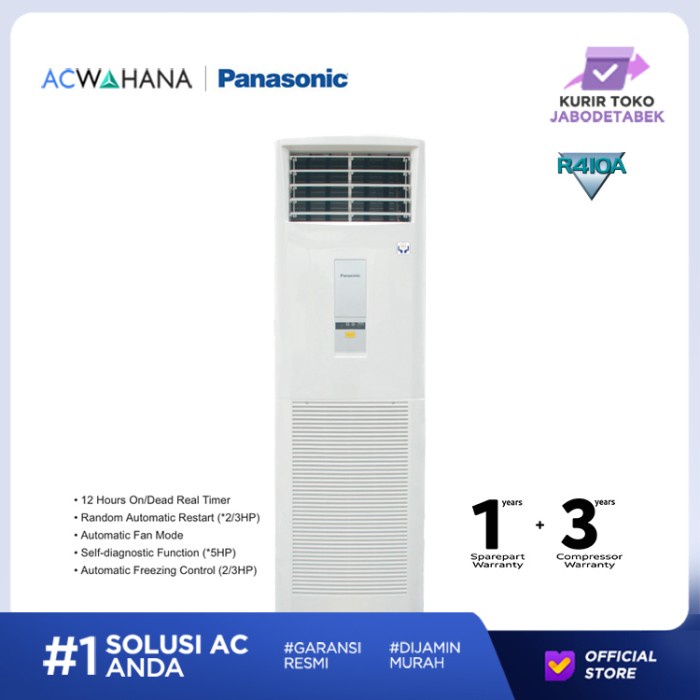 Panasonic AC Floor Standing Berdiri Standard 2PK - J18FFP5 18FFP5