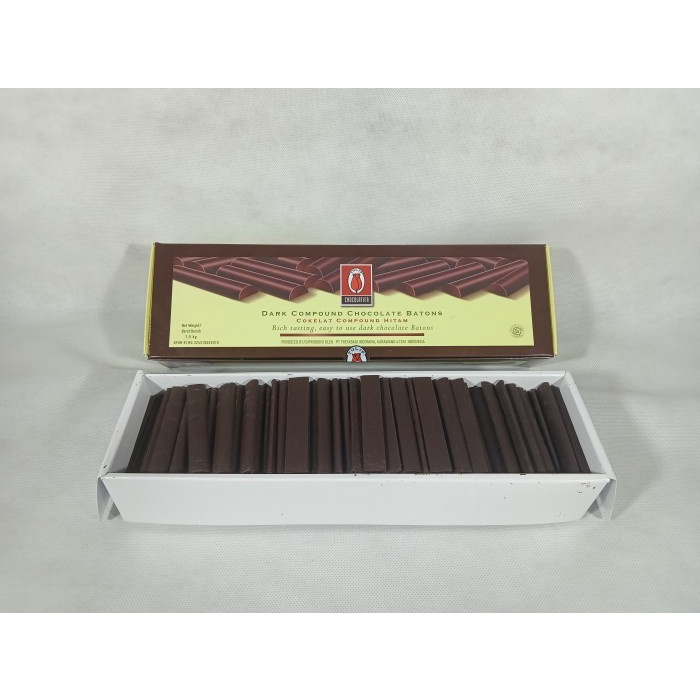 

Ready Stok" Chocolate Sticks Batons Tulip Compound Sticks Stik Coklat Baton 1,5Kg