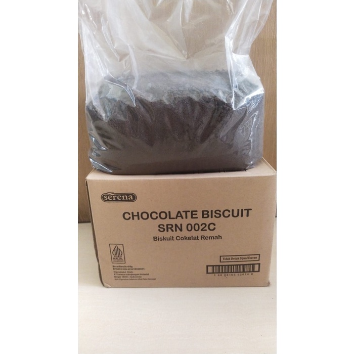 

Ready Stok" Serena Rodeo Cookie Crumb Crumble Biskuit Coklat Remah 250G 500G & 1Kg