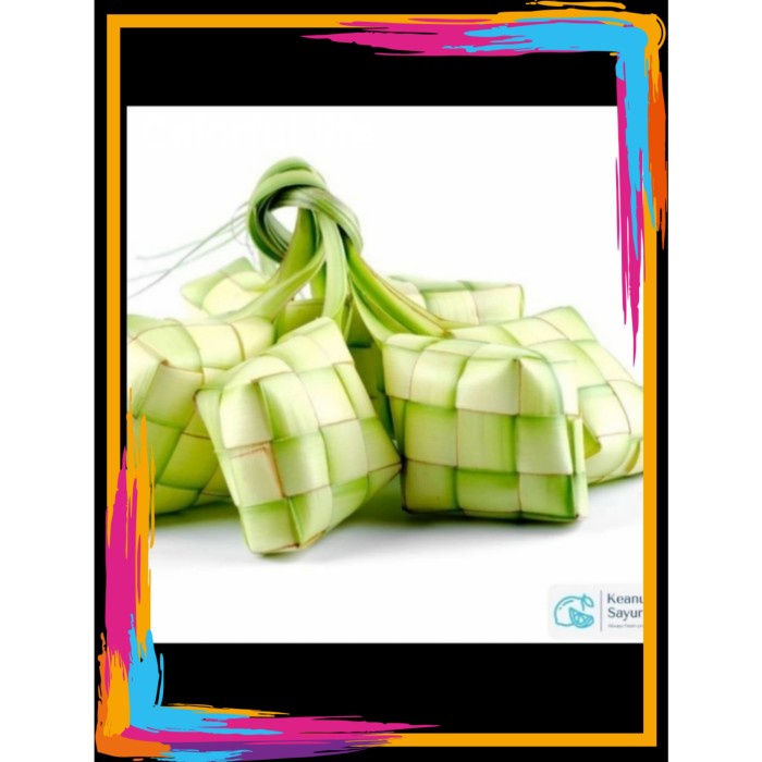 

Ready Stok" Kulit Ketupat Isi 10 Pcs