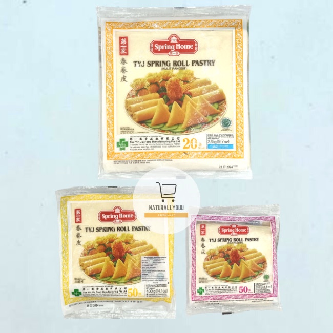 

Ready Stok" Tyj Spring Home Spring Roll Pastry Kulit Lumpia 5 / 6 / 8.5 Inch