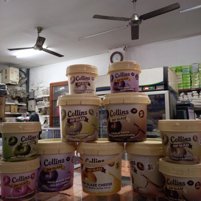 

Ready Stok" Collins Dip Glaze All Variant 1Kg Dan 300Gr