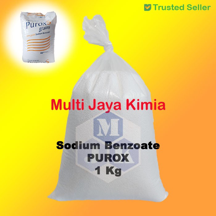 

Ready Stok" Sodium Benzoate / Natrium Benzoat Purox 1Kg