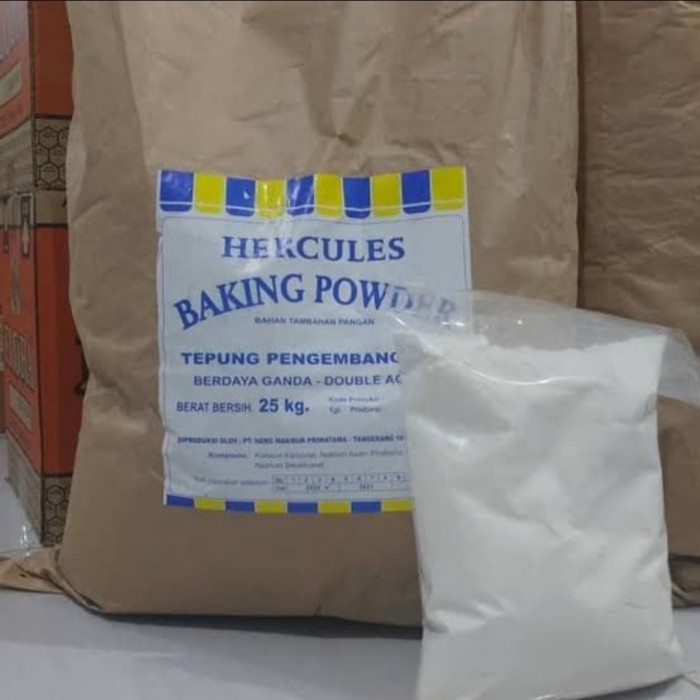 

Ready Stok" Baking Powder Hercules Double Acting1 Kg