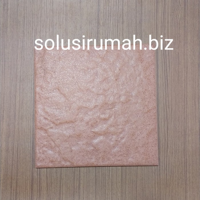 {{{{}}] KERAMIK 30 x 30 MAROON TERRACOTA MOTIF BATU BATA JERUK 1lembar + peti