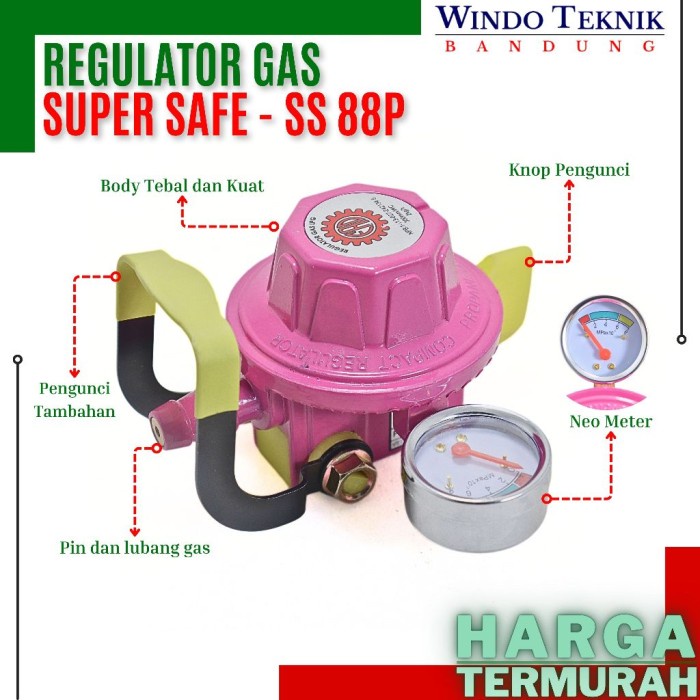 +++++] REGULATOR SUPER SAFE SS88P METER / LEGULATOR SUPERSAFE SS-88P DOUBLE LOCK / PENGAMAN GARANSI