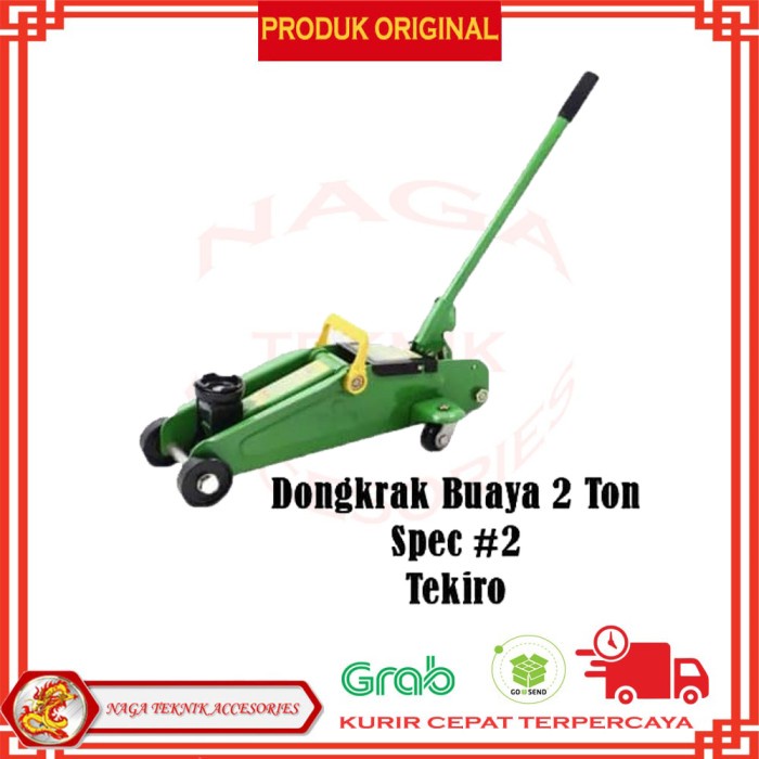 TEKIRO DONGKRAK BUAYA 2 TON HIJAU SPEC 2 / DONGKRAK KENDARAAN RODA 4