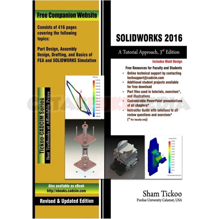 buku Solidworks A Tutorial Approach Softcover