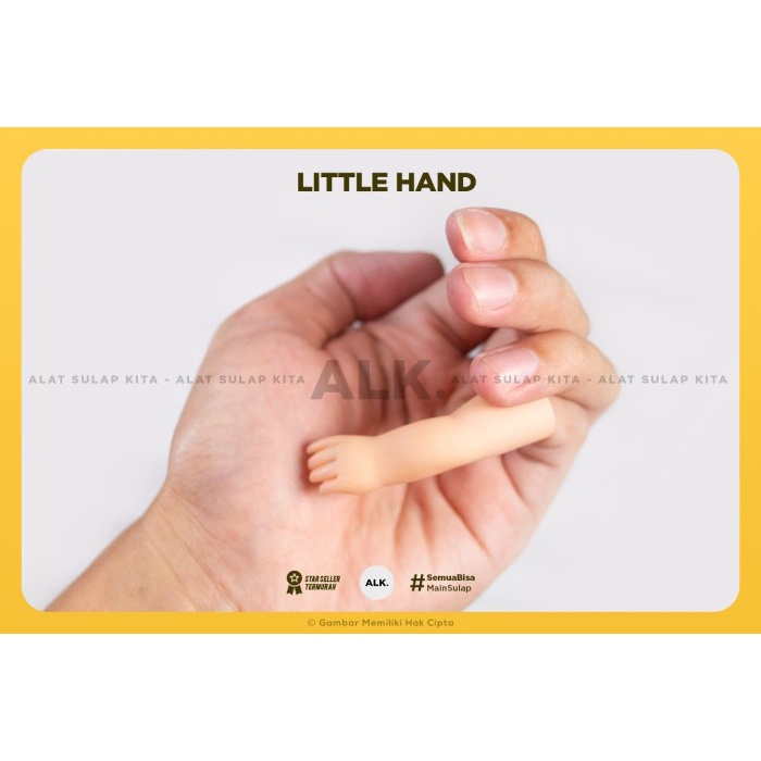 BELANJA LITTLE HAND MAGIC - ALAT SULAP TANGAN TUYUL - SULAP TANGAN KECIL SKL
