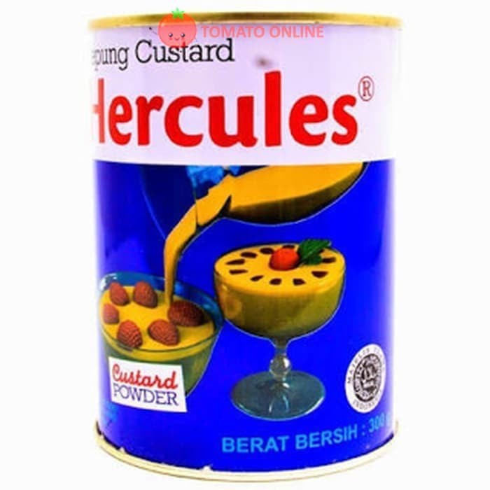 

Ready Stok" Tepung Custard Powder Hercules 300 Gram Gr G / 300Gr