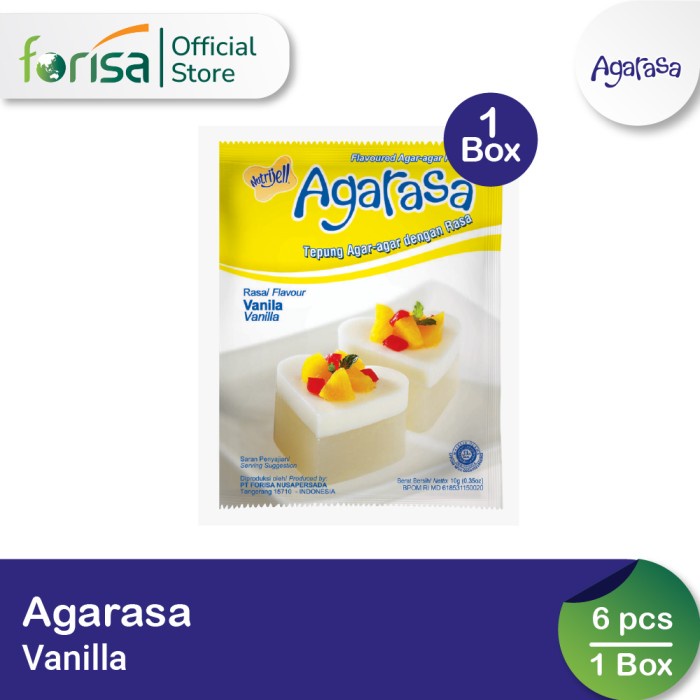 

Ready Stok" Agarasa Vanilla 10 Gram Box 6 Pcs