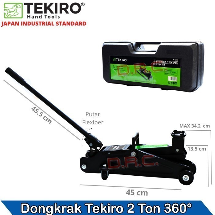 Dongkrak Buaya 2 Ton Ceper Mobil Hydraulic Tekiro Dongkrak Putar 360