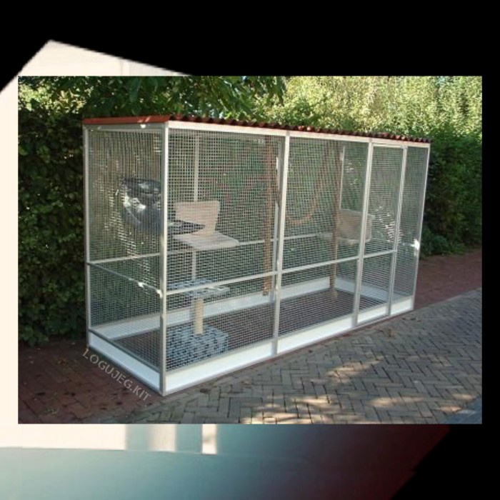 Kandang Burung Umbaran Kotak Full Besi Anti Karat /Kandang Burung Kakaktua , Macaw , Sunconure ,