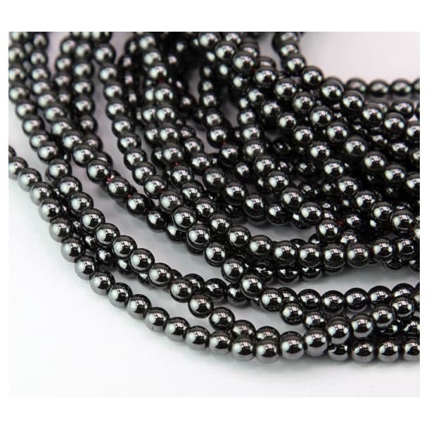 

Open DS] Metal Beads Hematite 6mm/Manik Metal Biji Besi 6mm Silver-Black