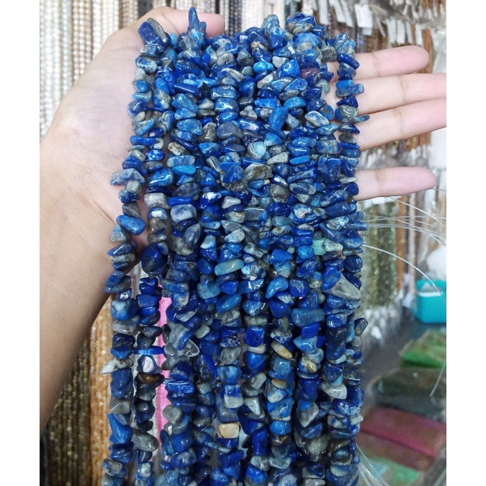 

monggo] BATU PECAH LAPIS LAZULI/BATU KERIKIL BAHAN PERHIASAN