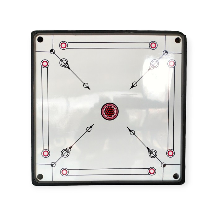 terbaru  papan meja karambol kayu 1 set (termasuk biji dan bedak kristal) khusus instan papan