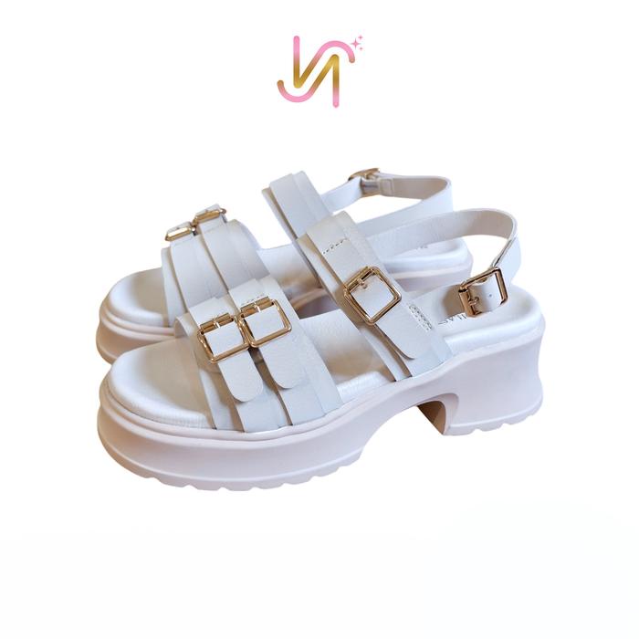 

Nadilastuff Signature Laquitta Platform Sandal Wanita original